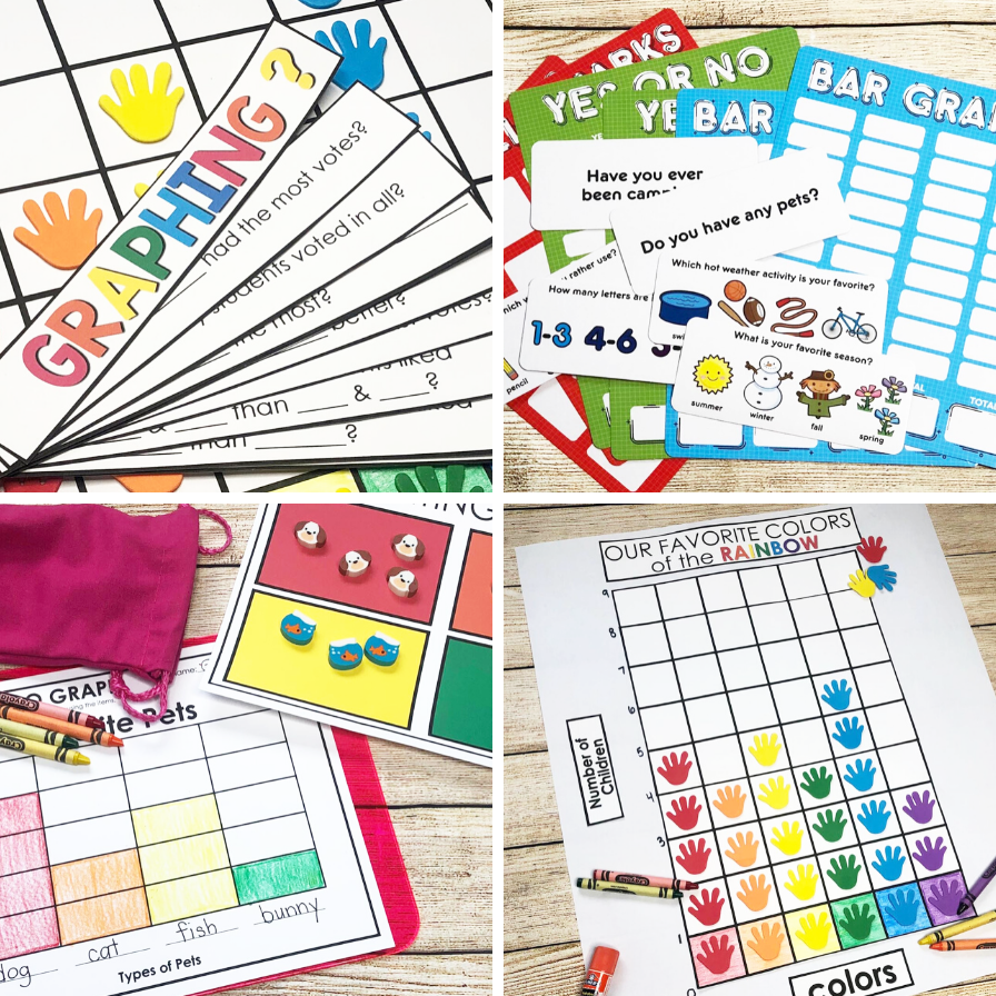 Color Your Own “Primary Math Graphing” Posters 30 Pc. Oriental Trading